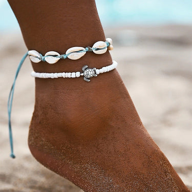 Women's Summer Anklet in 18K Gold Plated